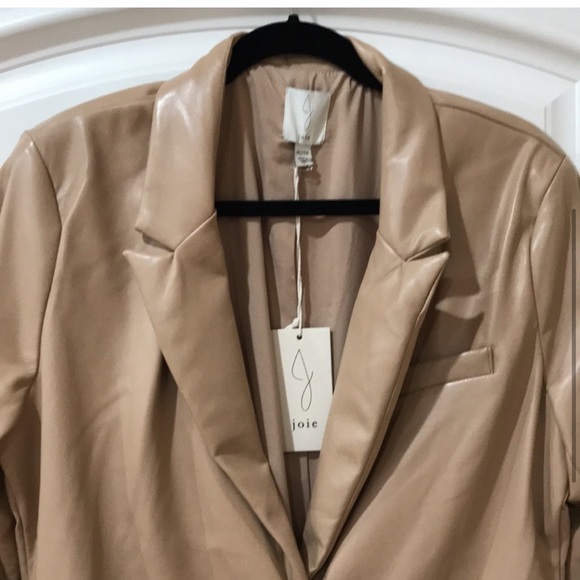 Joie faux leather blazer women’s size XL/TG - Picture 3 of 16